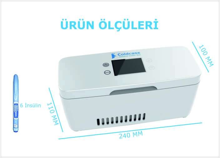 İnsülin soğutucu mini buzdolabı